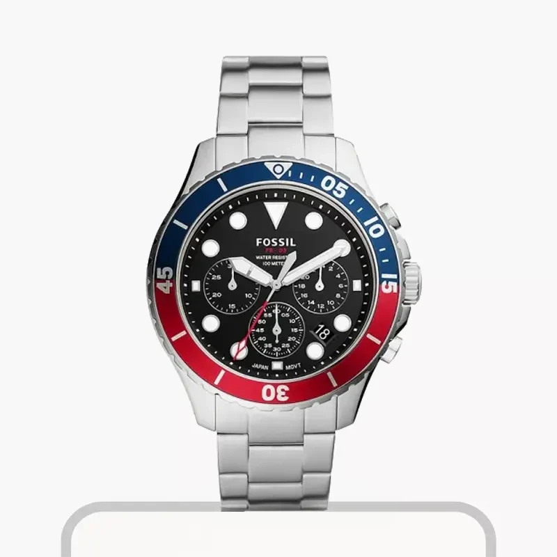 Fossil FB-03 Chronograph Black Dial Men's Watch- FS5767